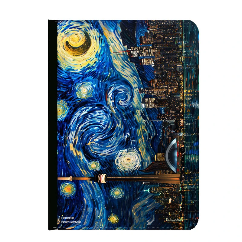 کلاسور هومرو مدل KL1261 طرح نقاشی ونگوگ شب پر ستاره