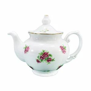 قوری چینی زرین ایران مدل بیدگل درجه عالی 