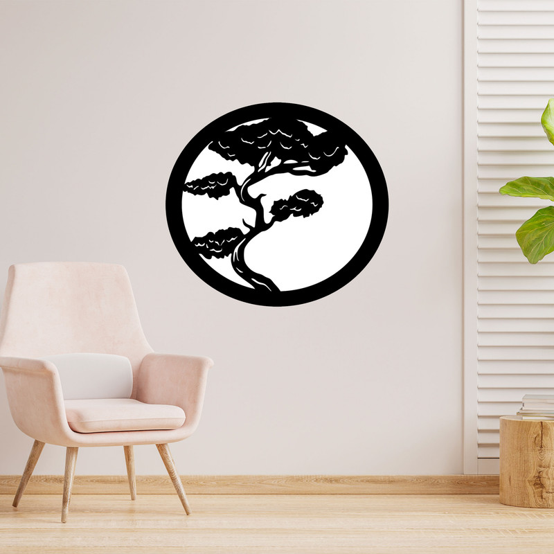 دیوارکوب طرح درخت بن سای مدل A1751-2730