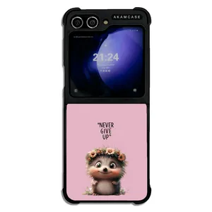 AKAM AMC-WSGZFLIP5-ANIMALS QOUTES-13 Cover For Samsung Galaxy Z Flip 5