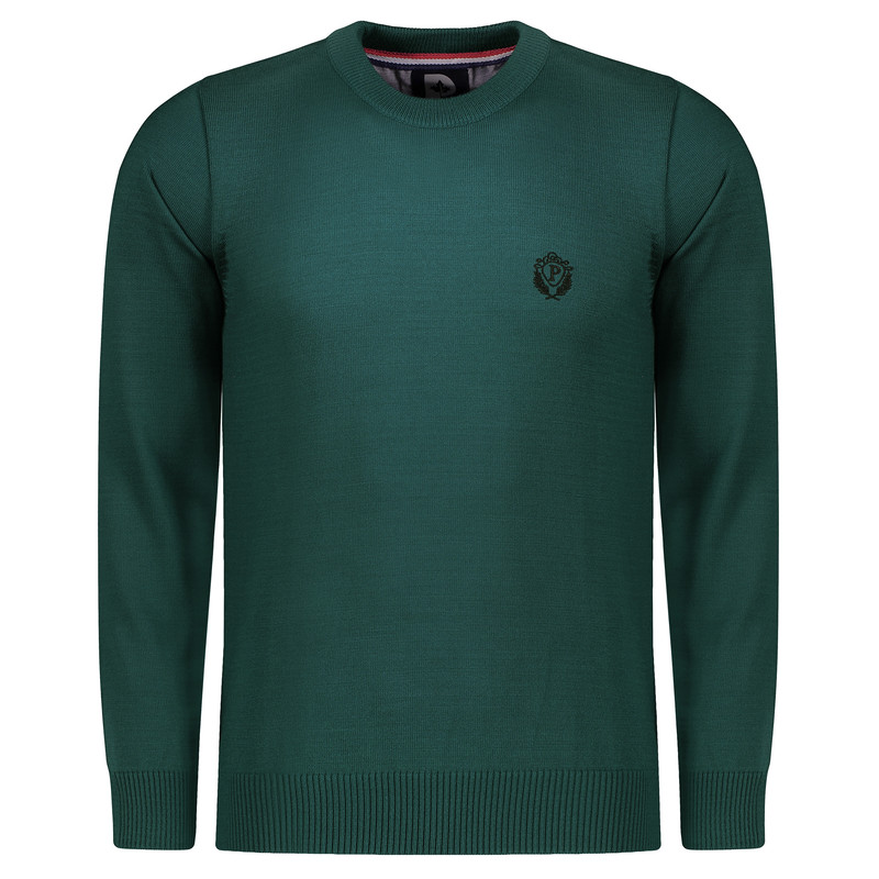 پلیور مردانه تریکو پاییزان مدل PR700 رنگ سبز