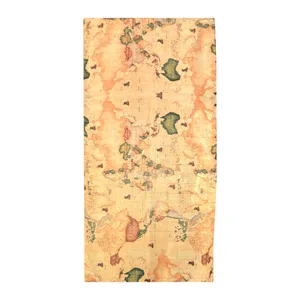 شال زنانه مدل نقشه جهان Z6119