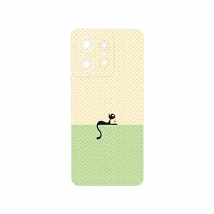 MAHOOT Minimal Internet Cat Icon Cover Sticker for Motorola Edge 50 Pro