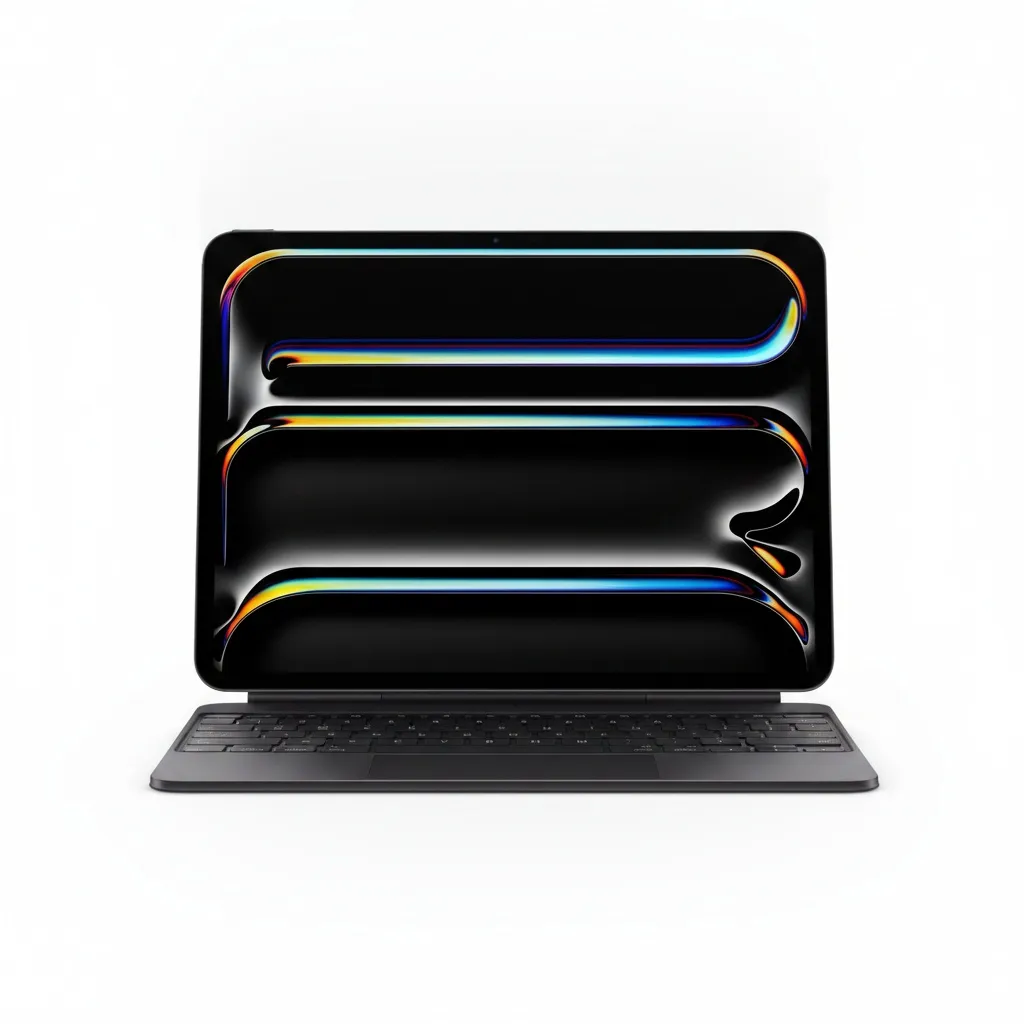 کیبورد تبلت اپل مدل Magic مناسب برای iPad Pro نسل M4 سایز 13 اینچی