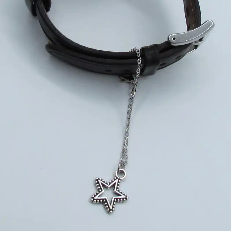 آویز ساعت زنانه مدل ستاره کد BrzSlv1299