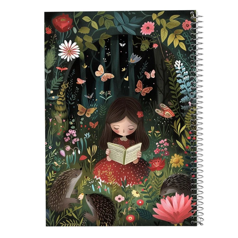 دفتر شطرنجی 50 برگ مدوپد طرح دخترانه کد DF15870