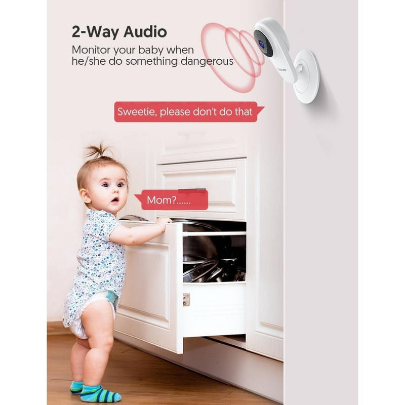 دوربین اتاق کودک ویکچر کد Pc420 بسته 2 عددی