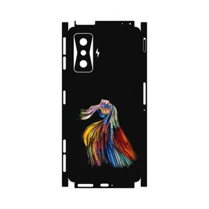 MAHOOT Rainbow Hair Digital Art-FullSkin Cover Sticker for Xiaomi Poco F4 GT 5G