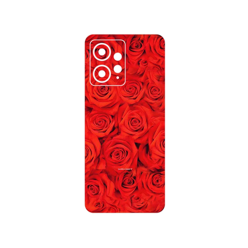 برچسب پوششی ماهوت مدل Red_Flower مناسب برای گوشی موبایل شیائومی Redmi Note 12 4G