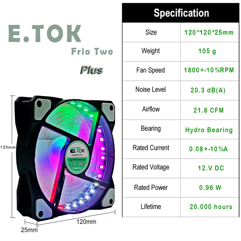 فن کیس ایتوک مدل  Frio Two Plus