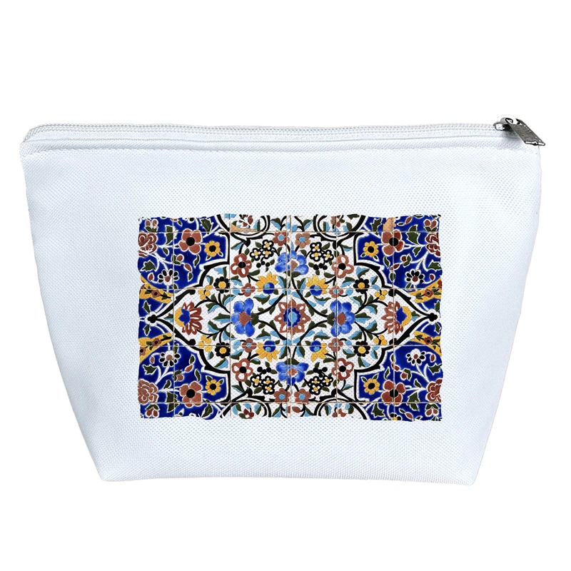 کیف لوازم آرایش دخترانه خندالو مدل کاشی کد 69