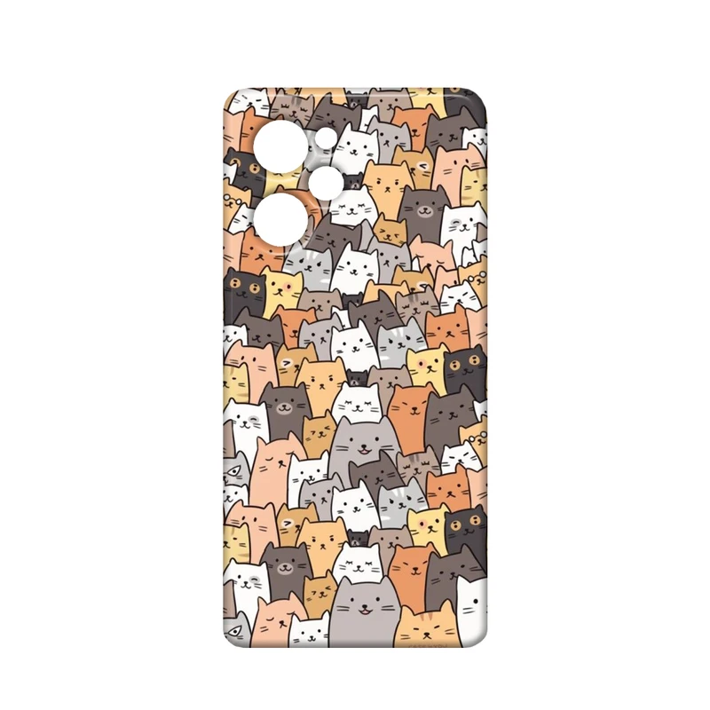  کاور مدل گربه کد 129 مناسب برای گوشی موبایل شیائومی Poco X5 Pro