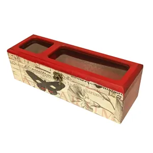 جعبه چای و دمنوش مدل دوخانه کد 9525