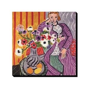 تابلو شاسی ترمه طراحان ایده مدل عبای و شقایق از ماتیس کد art0644