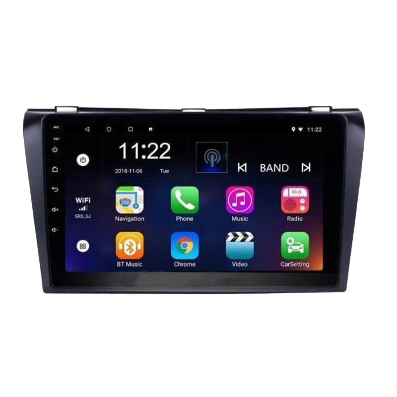 مانیتور خودرو  مدل Mediabar سایز 9 اینچ مناسب برای مزدا3 طرح قدیم