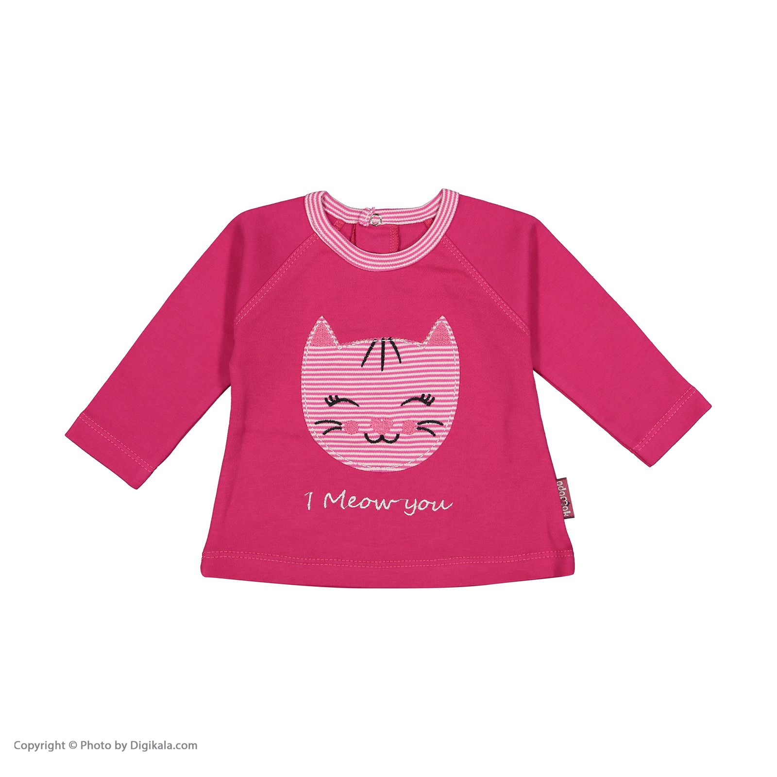ست تی شرت و شلوار راحتی نوزادی دخترانه آدمک مدل 2171116-66 -  - 3