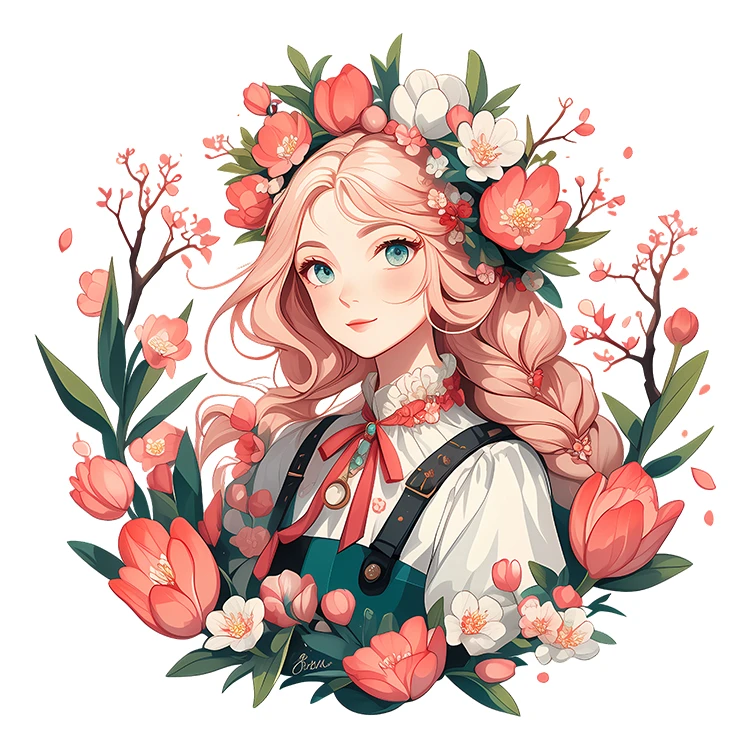 استیکر پارچه و لباس پاد آفرین مدل کارتونی کیوت فانتزی دخترانه کد S5621