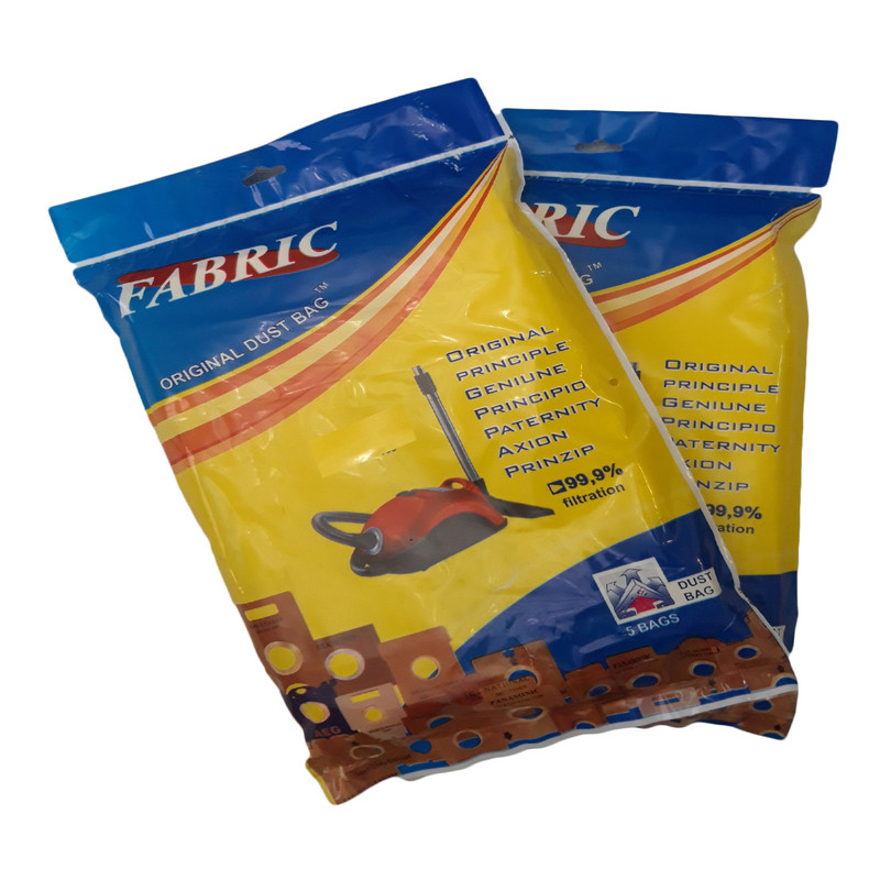 پاکت جاروبرقی فابریک کد 001 بسته 5 عددی مناسب برای جاروبرقی LG 7000