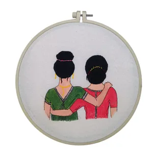 تابلو گلدوزی طرح دوستی پایدار کد M59