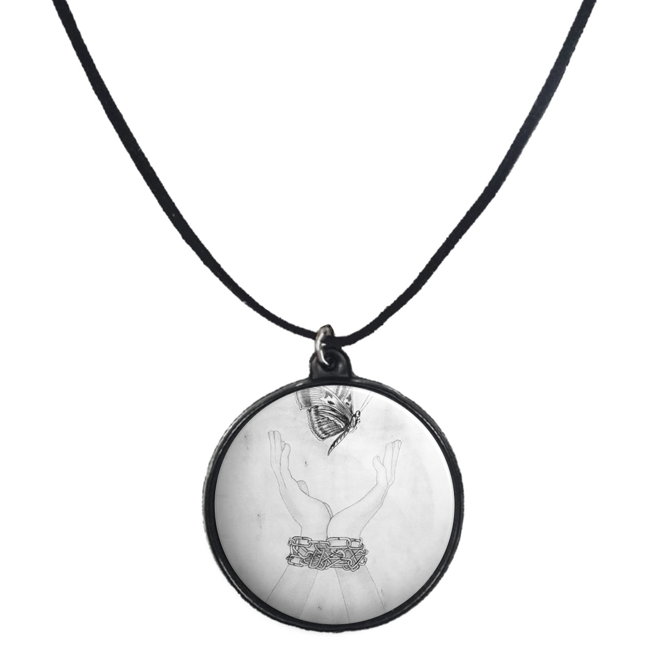 گردنبند پرمانه طرح دخترونه کد pmb.4411 مدل دو طرفه