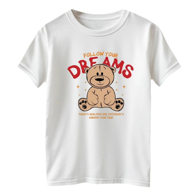 تی شرت آستین کوتاه بچگانه مدل خرس تدی