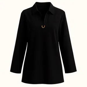 بلوز آستین بلند یقه هفت زنانه مدل 0294