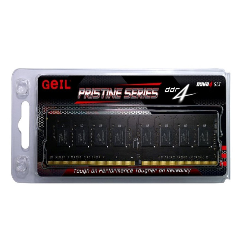 رم دسکتاپ DDR4 تک کاناله 2666 مگاهرتز CL19 گیل مدل pristine ظرفیت 4 گیگابایت