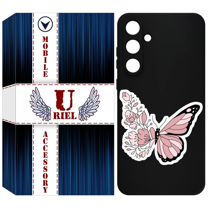کاور یوریل مدل KSH کد 98 طرح پروانه مناسب برای گوشی  موبایل سامسونگ Galaxy S25 FE