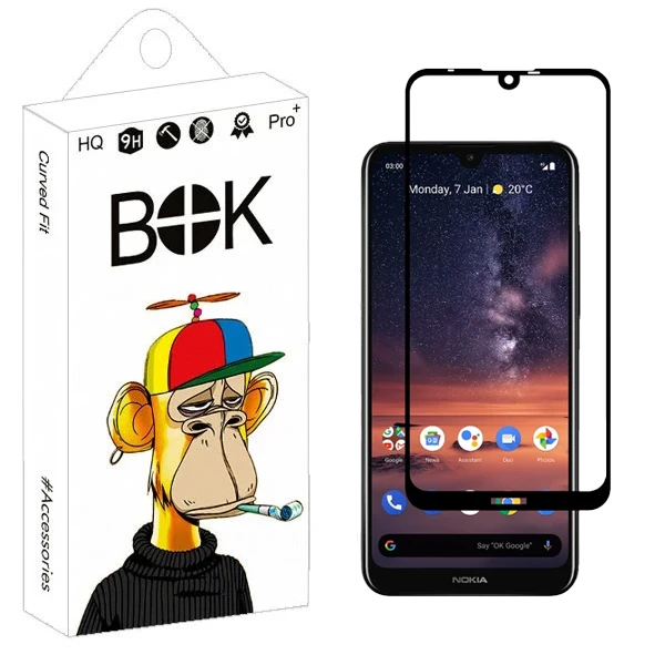 محافظ صفحه نمایش بوک مدل Clear Full مناسب برای گوشی موبایل نوکیا 3.2