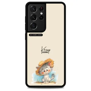 AKAM AMC-WSGS21U-ANIMALS QOUTES-6 Cover For Samsung Galaxy S21 Ultra