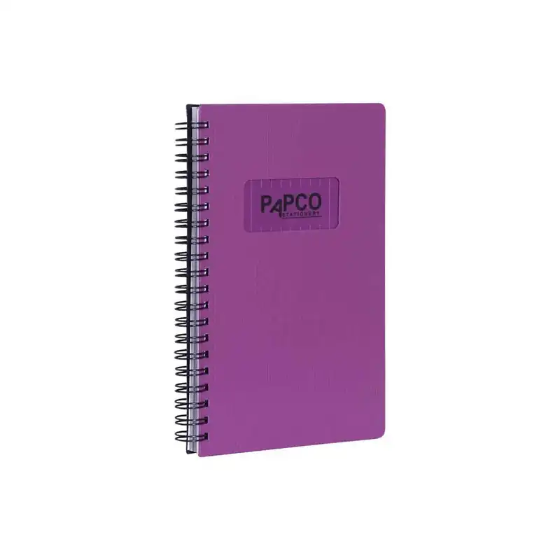 دفتر زبان 100 برگ پاپکو مدل متالیک کد DR259