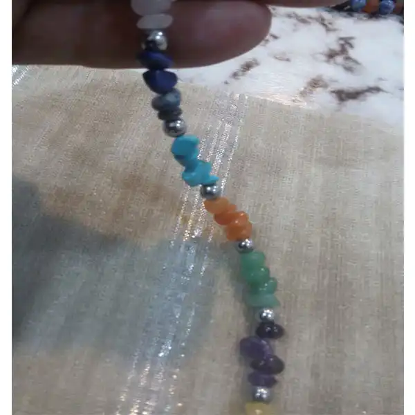 دستبند مدل هفت چاکرا و حدید