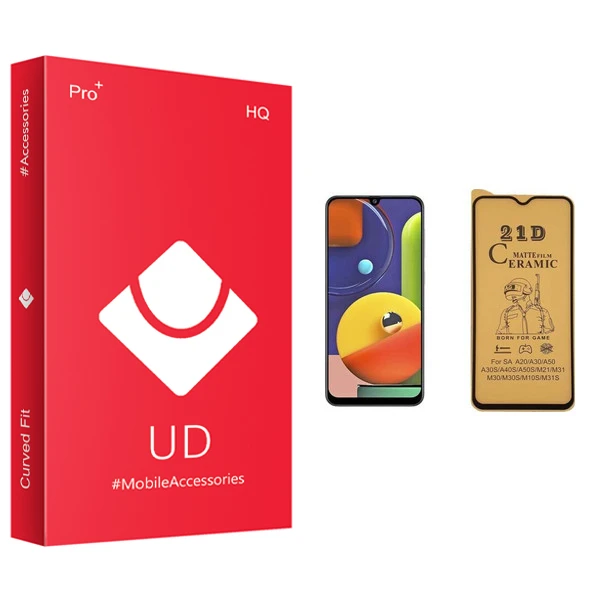 محافظ صفحه نمایش سرامیکی یو دی مدل +PRO مناسب برای گوشی موبایل سامسونگ Galaxy A50s