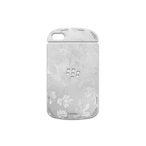 MAHOOT Silver-Wildflower Cover Sticker for BlackBerry Q10