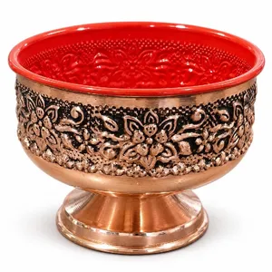 پیاله مسی قلم زنی کد ZH441.1