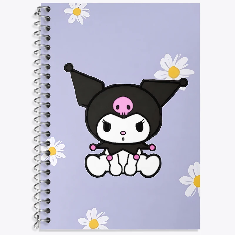 دفتر لغت 50 برگ خندالو طرح کرومی (Kuromi) کد N4798