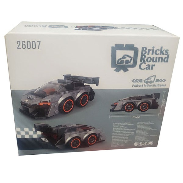 ساختنی دکول مدل Bricks Round Car کد 26007