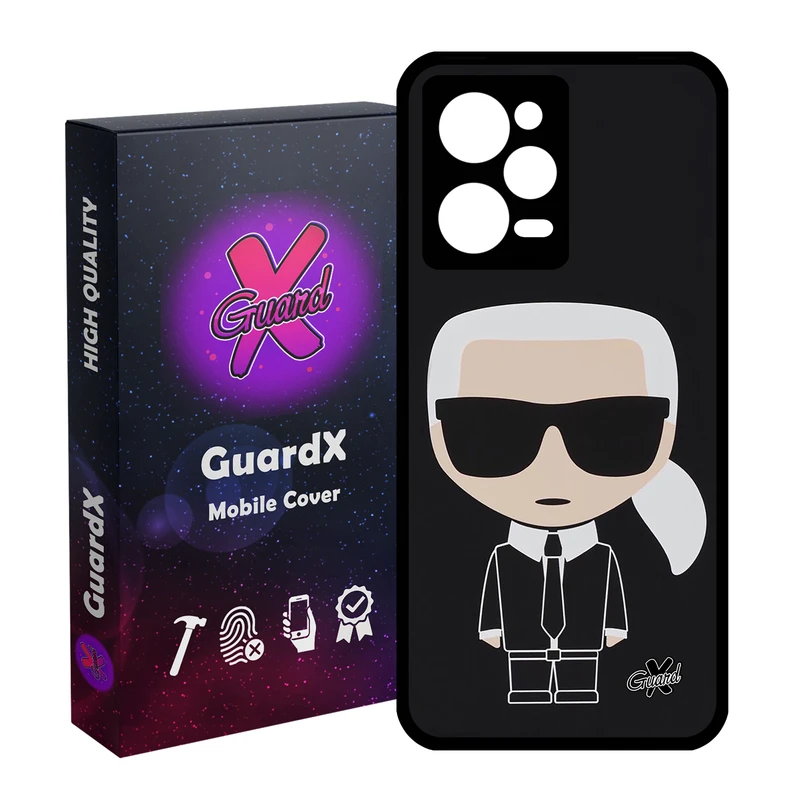 کاور گارد ایکس طرح کارل مدل Glass10425 مناسب برای گوشی موبایل شیائومی Redmi Note 12 Pro 5G/Poco X5 Pro 5G/Note 12 Pro Pro speed