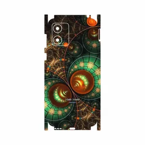 MAHOOT Mathematical Geometric Shape 3-FullSkin Cover Sticker for Motorola Moto E13