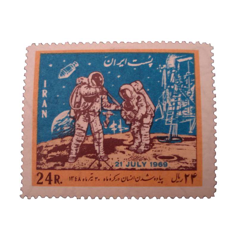 تمبر یادگاری مدل فضایی کد bc-2203 