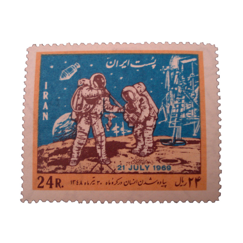 تمبر یادگاری مدل فضایی کد bc-2203 