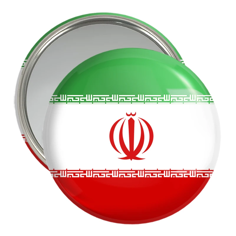 آینه جیبی خندالو مدل پرچم ایران  کد 20522