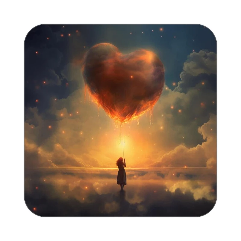 زیر لیوانی کاکتی مدل عاشقانه کد mp11412