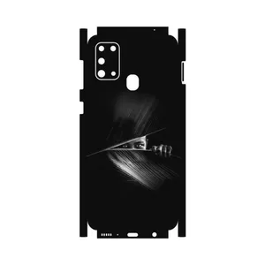MAHOOT Black Portrait-FullSkin Cover Sticker for Samsung Galaxy M31