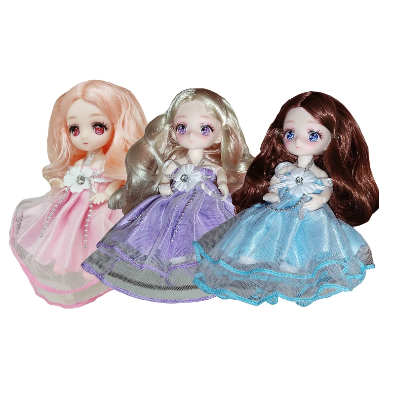 عروسک مدل مفصلی ارتفاع 16 سانتی متر مجموعه سه عددی