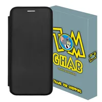 کیف کلاسوری تام قاب مدل مگنتی طرح چرم مناسب برای گوشی موبایل سامسونگ Galaxy J3 2016 / J310