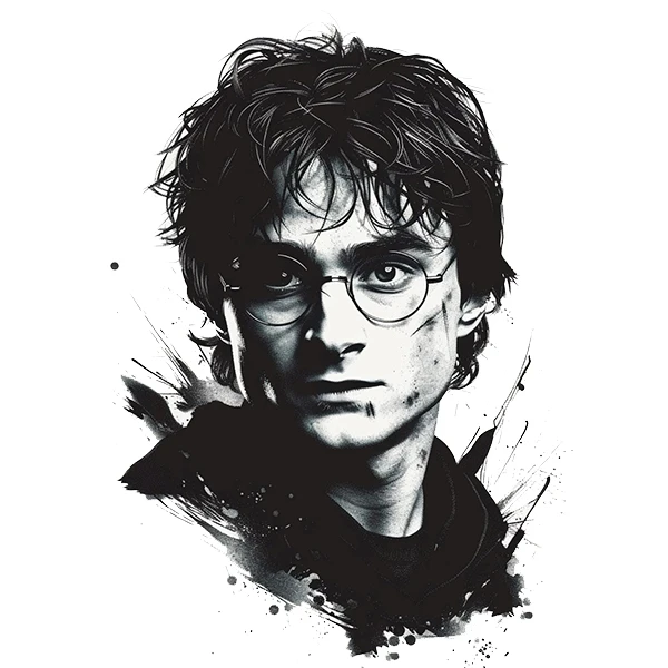 استیکر پارچه و لباس پاد آفرین طرح هری پاتر کد 4133