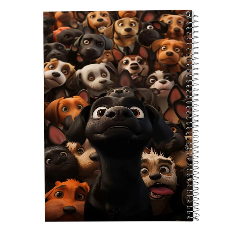 دفتر نقاشی 50 برگ مدوپد مدل سگ و گربه کد DF17251