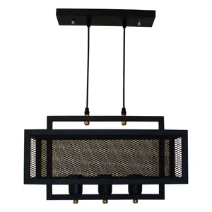 لوستر سه شعله مدل Pigeon Cage کد 304