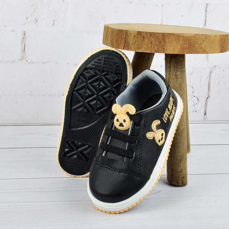 عکس شماره 4 : کفش راحتی دخترانه مدل خرگوشی بند کشی کد bk.3599